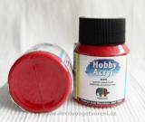 Hobby Acryl matt ČERVENÁ, 59 ml