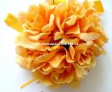 Růže na kroužku 16 cm, ORANŽOVÁ