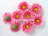 Květy gerbera růžové, 4 ks/bal.