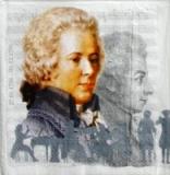 Mozart - bílý podklad