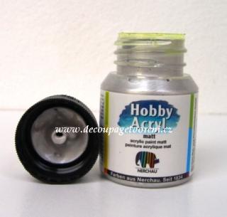 Hobby Acryl matt STŘÍBRNÁ, 59 ml