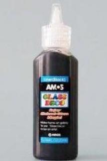 Glass Deco KONTURA - ČERNÁ, 22 ml
