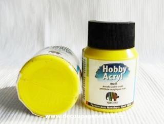 Hobby Acryl matt ŽLUTÁ, 59 ml
