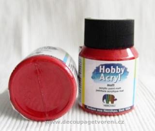 Hobby Acryl matt ČERVENÁ, 59 ml