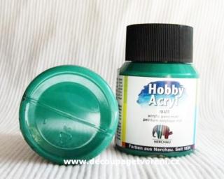 Hobby Acryl matt TMAVĚ ZELENÁ, 59 ml