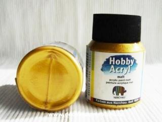 Hobby Acryl matt ZLATÁ, 59 ml