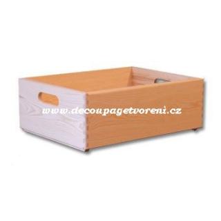 Dřevěný box MANFRED, 40x30x15 cm, střední
