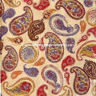 Paisley, červená