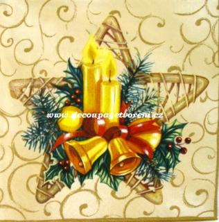 Adventní svícen - hvězda