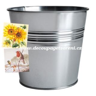 Květináč plech pr. 18 cm