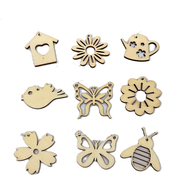 Výseky ze dřeva aj.