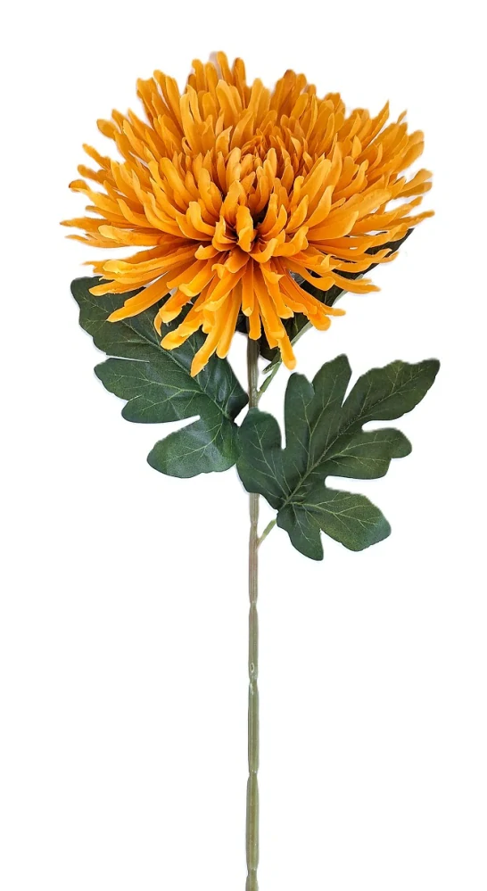 Chryzantéma 76 cm, žlutá tmavá