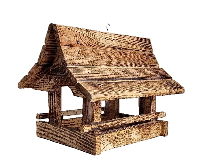 Ptačí krmítko 27 cm, opálené