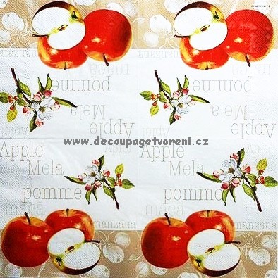 Jablka s větvičkou 1.