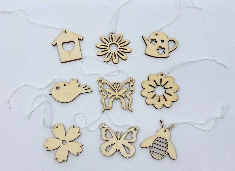 Ozdoby mix BJ817 - jaro/závěs, 9 ks