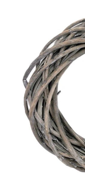 Věnec 26 cm Rustic, šedá