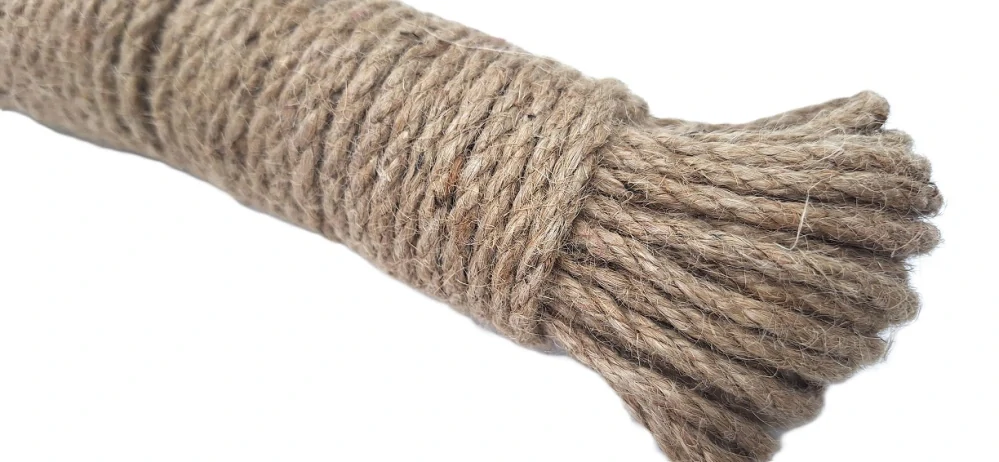 Provaz juta 4 mm x 2 m přírodní