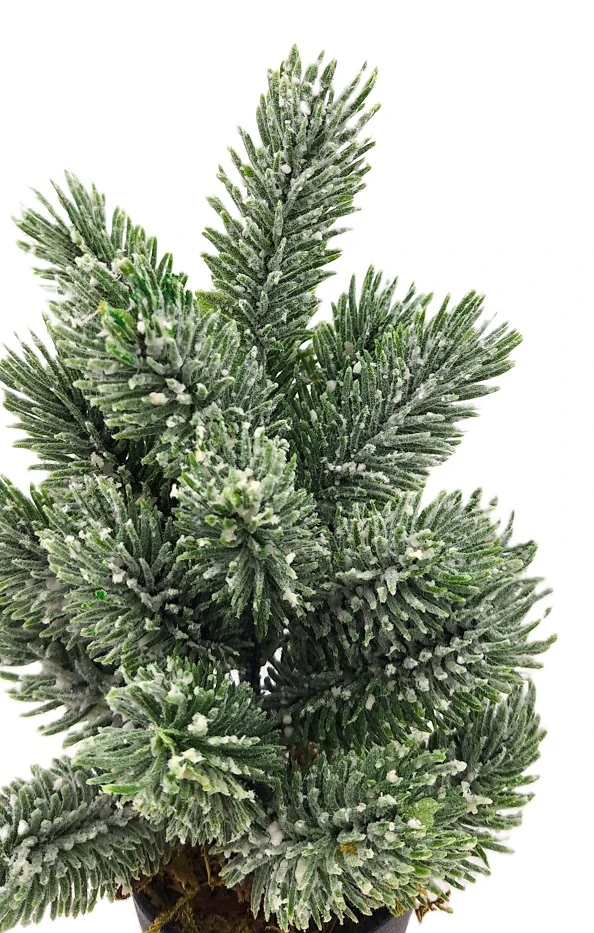 Stromek 28 cm smrk (sníh/mráz), juta