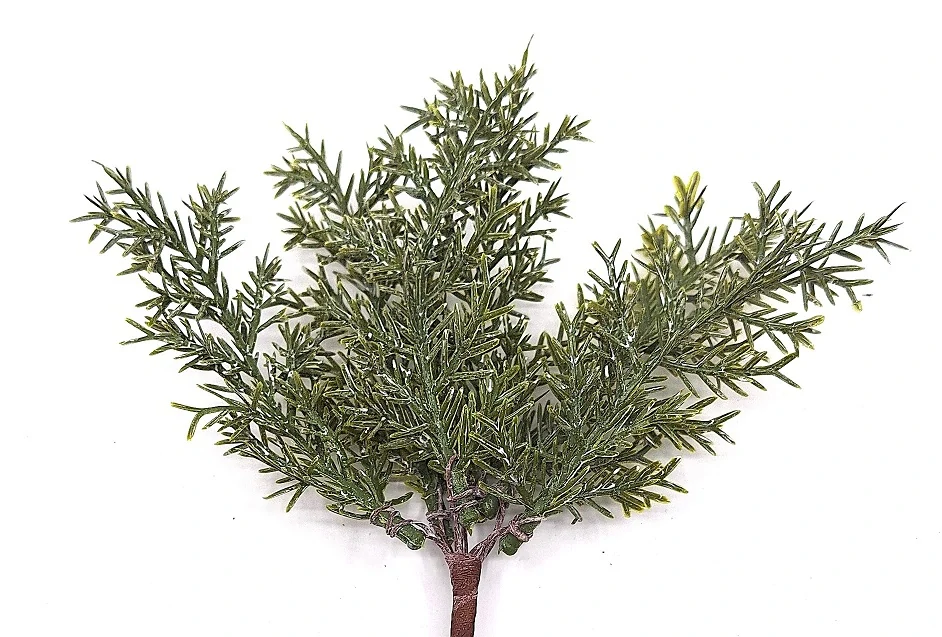 Cypřiš 20 cm zelená třpytky, 6 ks