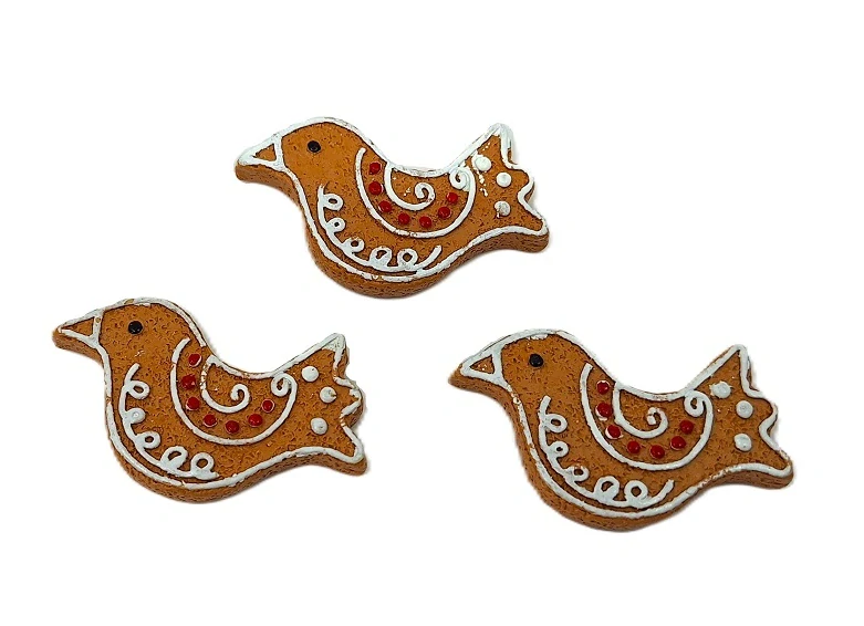 Perníček 5 cm ptáček, 2 ks