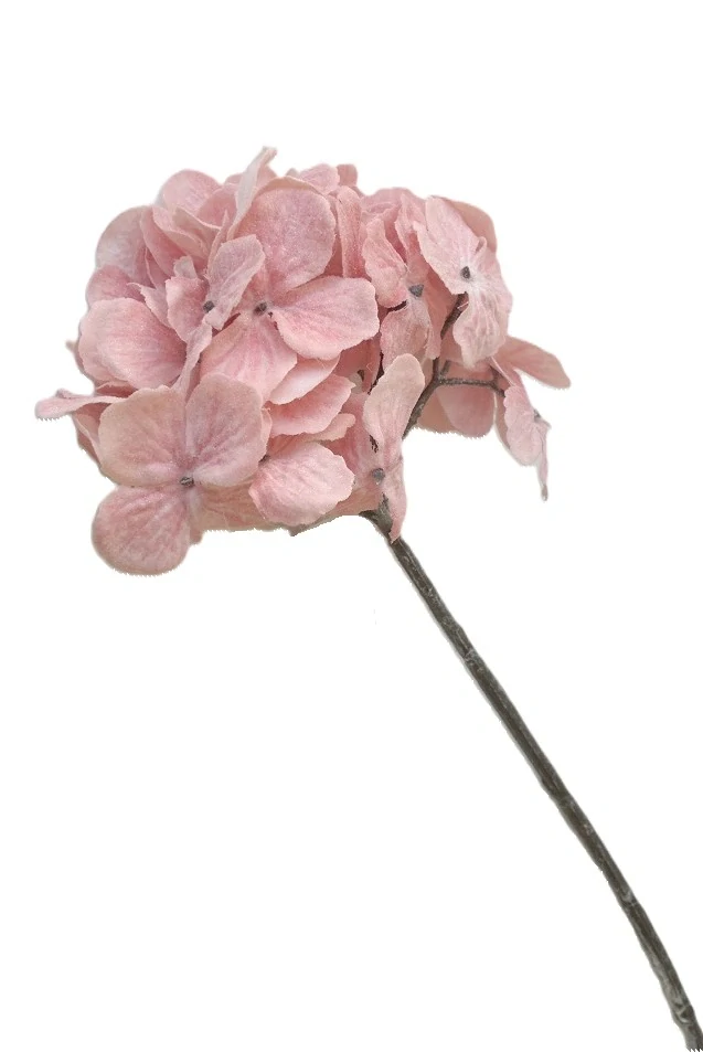 Hortenzie 48 cm, perleť růžová (zimní)