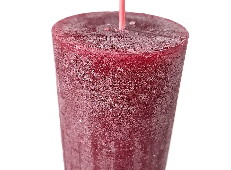 Svíčka 68x150 cm Rustic, vínová