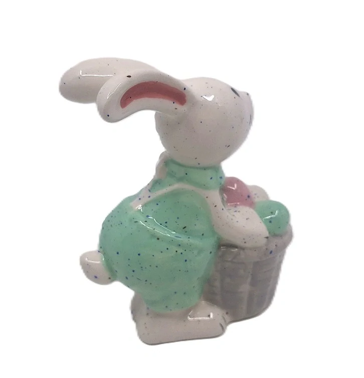 Zajíc 11 cm Easter, koš vajec