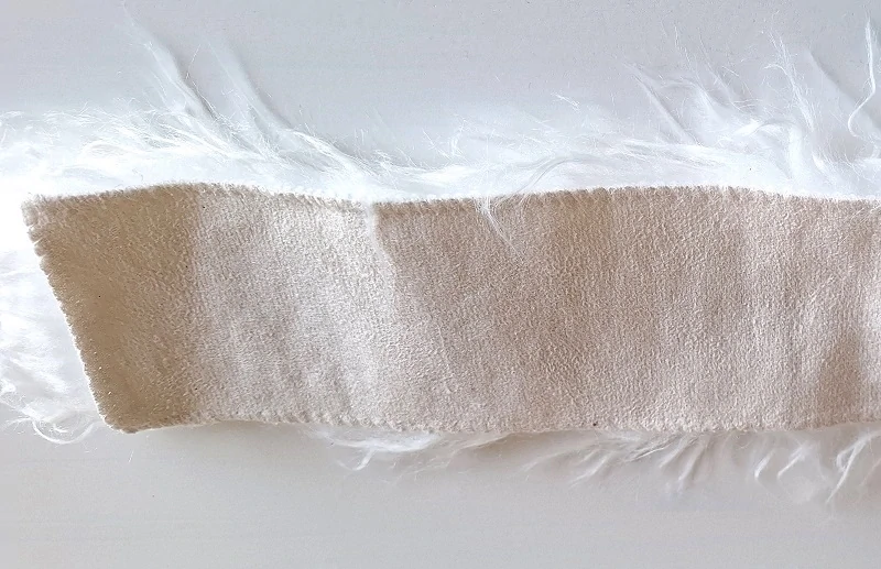 Kožešina 180x8 cm, bílá