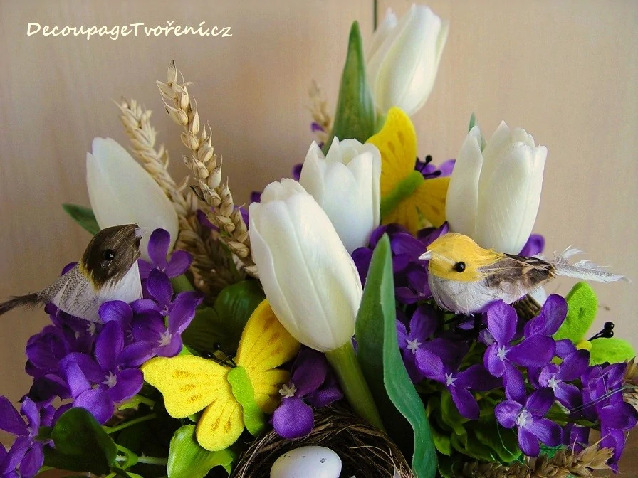 Ptáček 7 cm, barevný mix