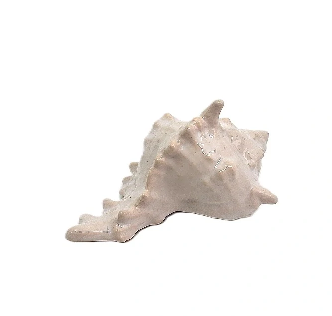 Mušle Murex bílá 8 cm (keramika)