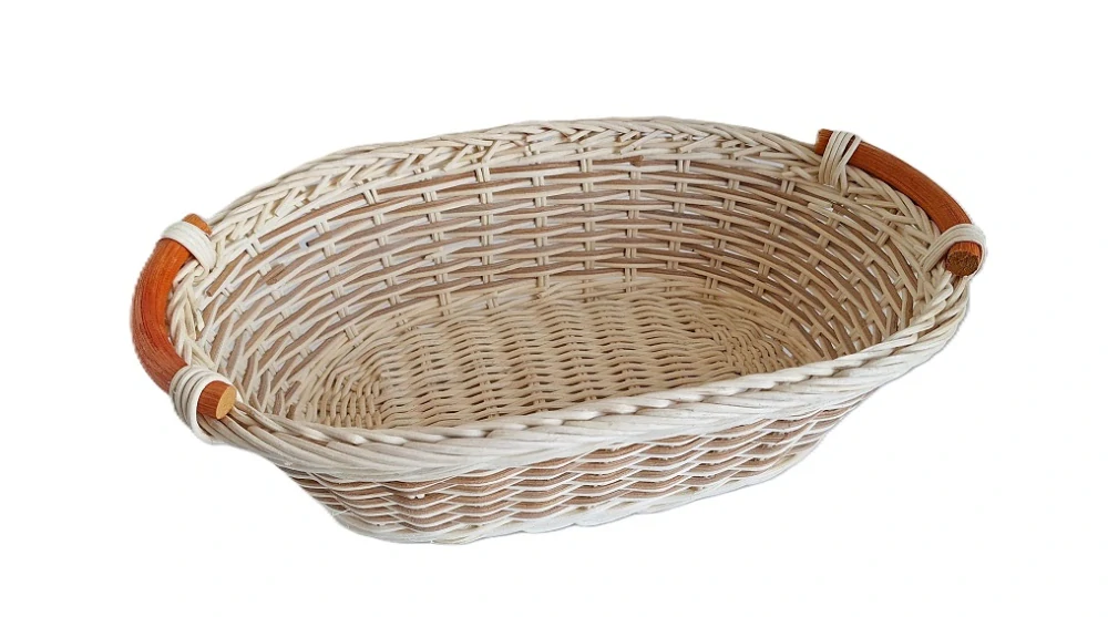 Ošatka 30 cm ovál, krémová/latté (pedig)