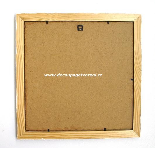 Obraz 35x35 cm, Zimní chalupy