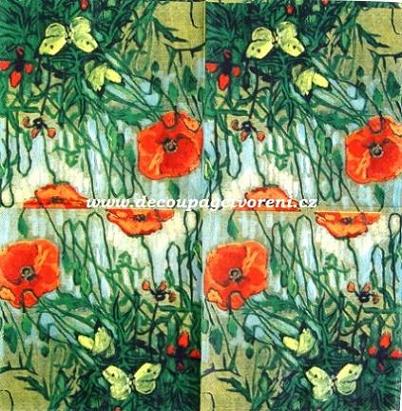 Van Gogh: Motýli a vlčí máky