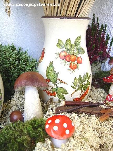 Amfóra, Lesní plody a ptáci