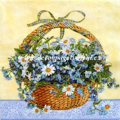 Obrázek 19 cm, Kopretiny a pomněnky