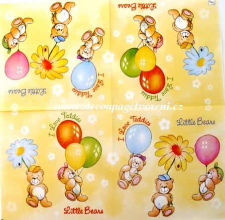 Medvídkové s balónky