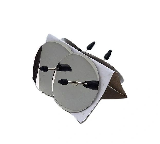 Bodec Ø 5 cm stříbrná lesklá, 4 ks