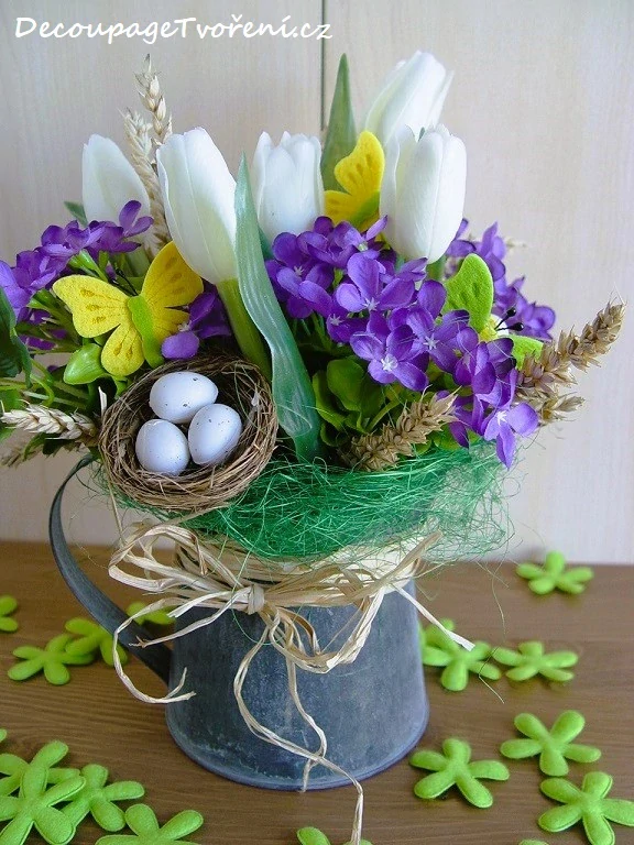 Tulipán 40 cm, bílá (A105)