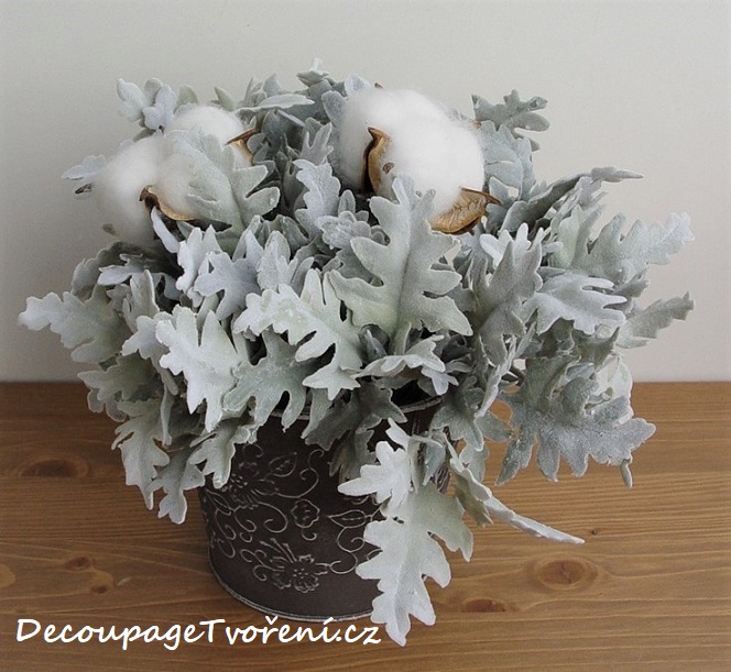 Obal 12 cm plech, květiny