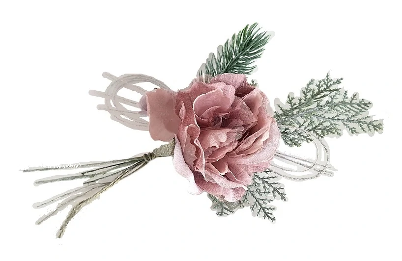 Pivoňka 10 cm růžová zimní, svazek