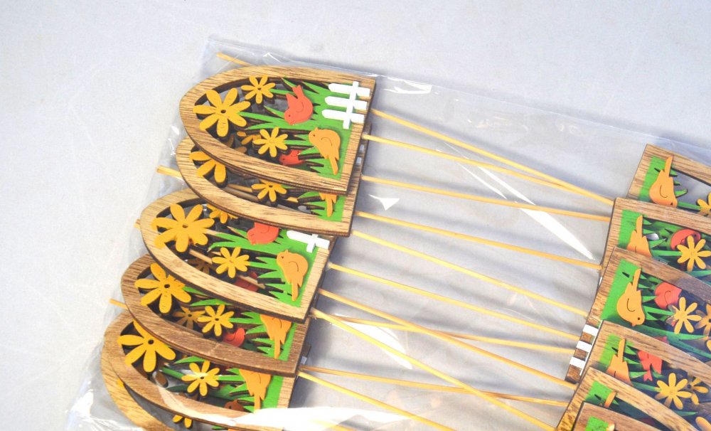 Zápich louka 8 cm, oranžová