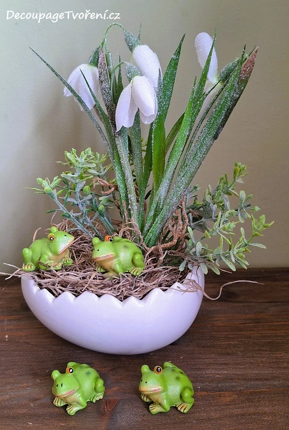 Sněženka 22 cm, s větvičkou (zmrazky)