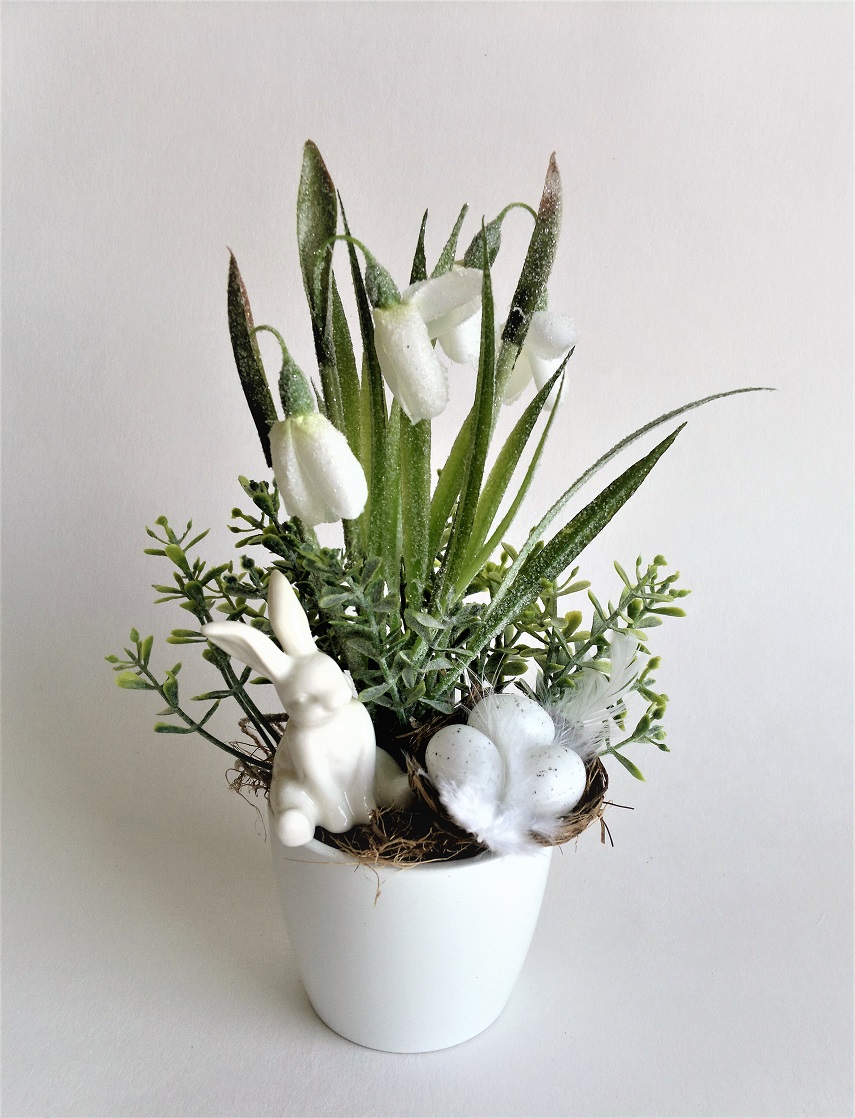 Obal 8 cm, bílá (keramika)