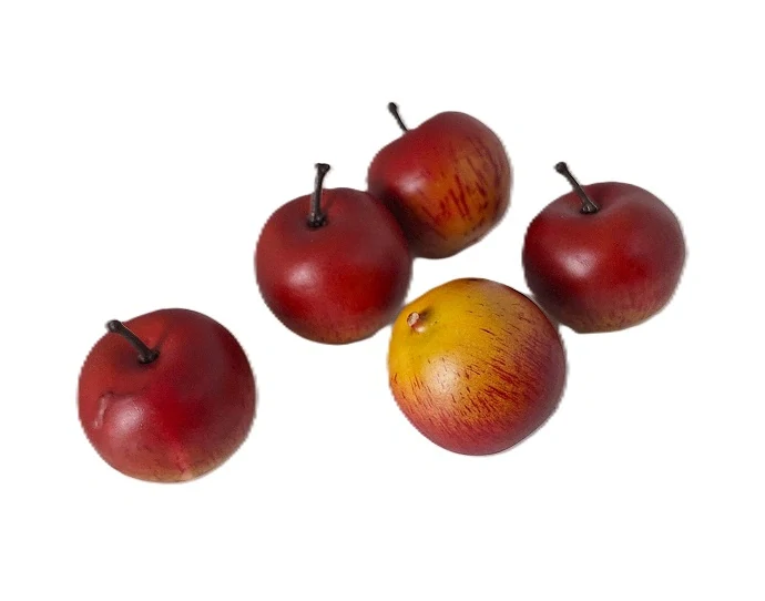 Jablka 4,5 cm červená žíhaná, 3 ks