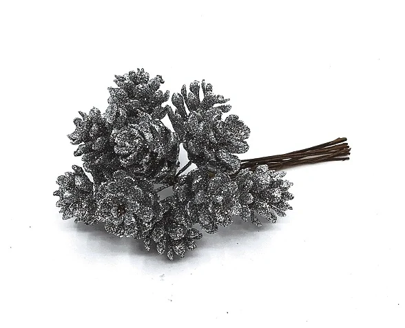 Šišky (borovice mini) černá 2 cm, 12 ks (QXL.60)