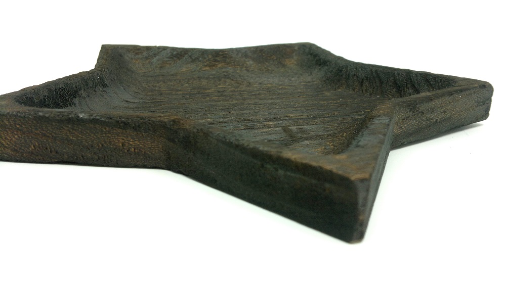 Podložka hvězda 21,5 cm (palisandr)