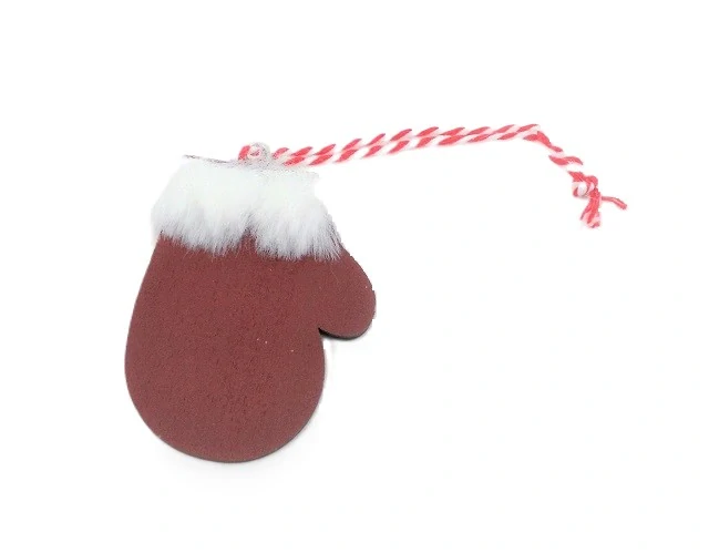 Rukavice 6,5 cm červené