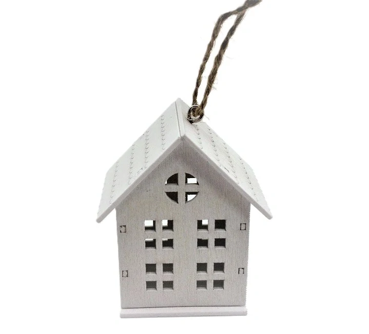 Domek 7 cm bílá (D999)