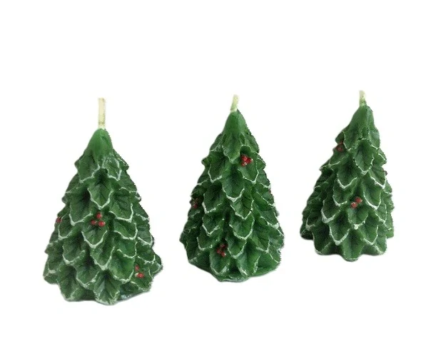 Svíčka stromek 50x75 mm cesmína