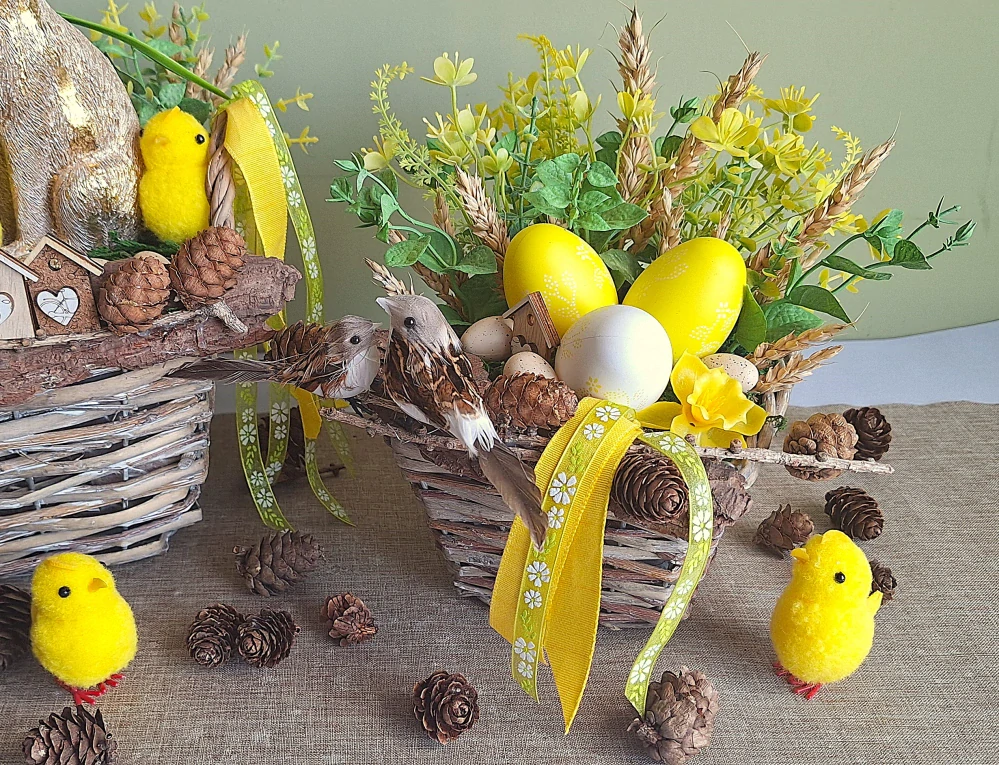 Stuha plátnová 20 mm x 2 m, žlutá